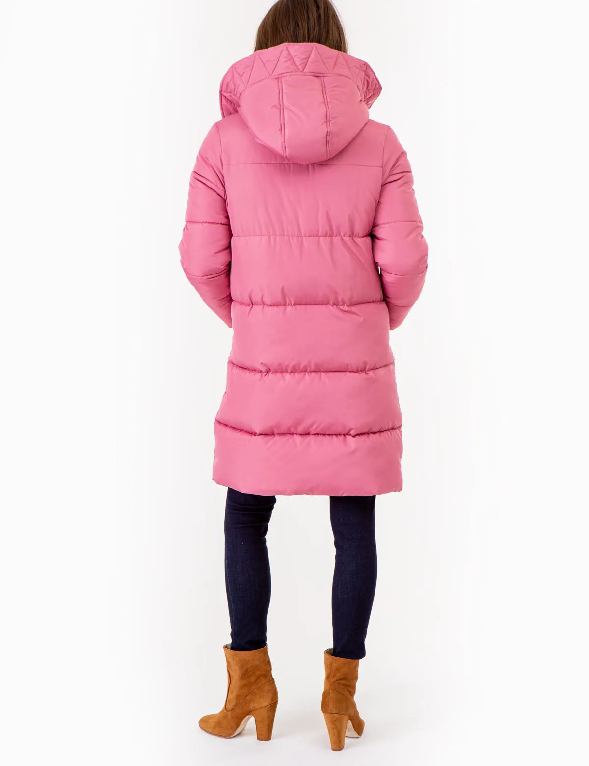 MAXI SNORKEL HOODED PUFFER JACKET