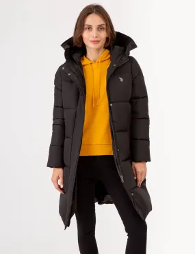 MAXI SNORKEL HOODED PUFFER JACKET