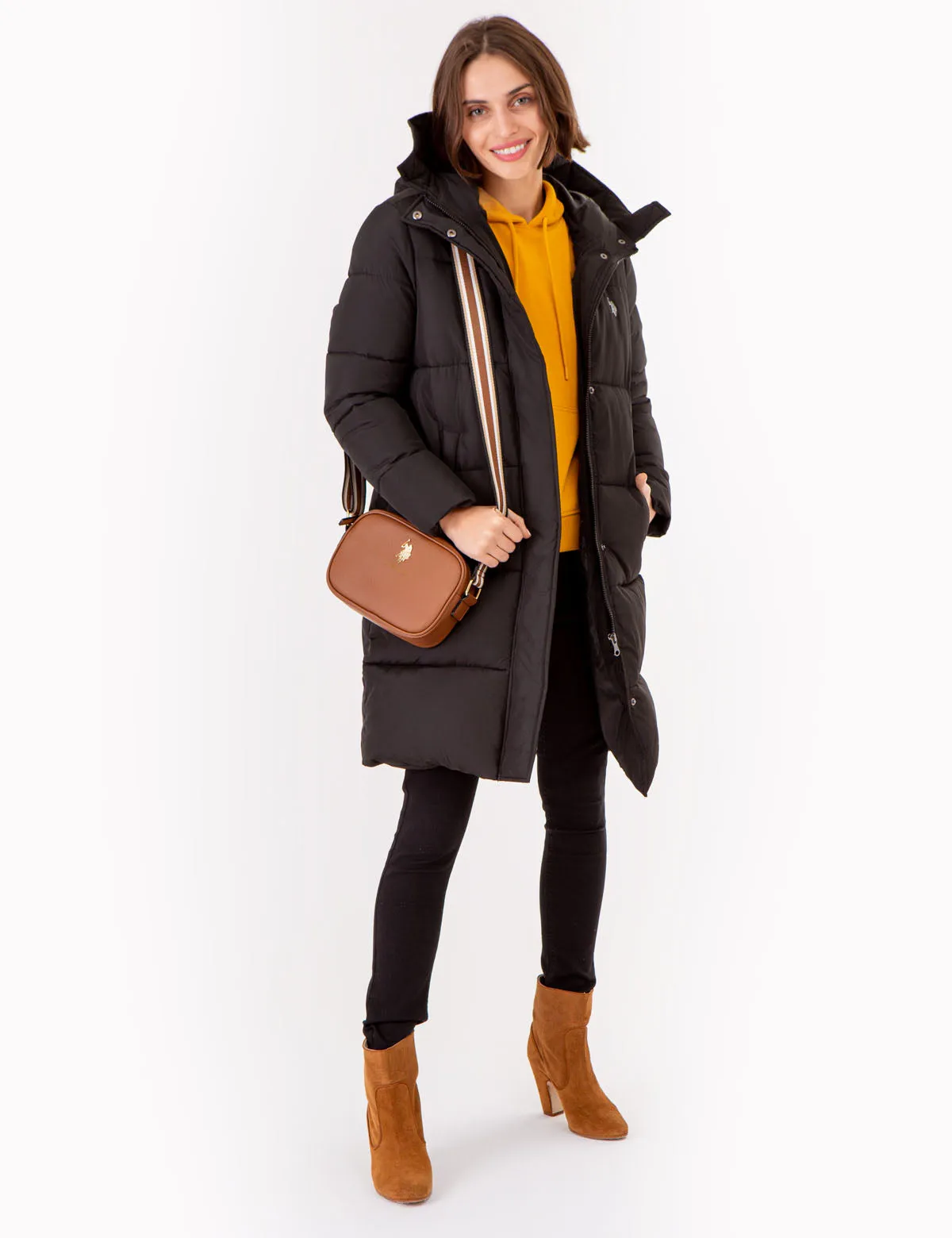 MAXI SNORKEL HOODED PUFFER JACKET