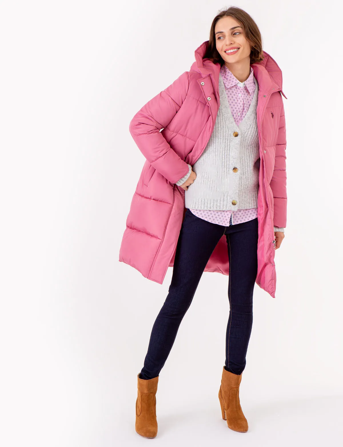 MAXI SNORKEL HOODED PUFFER JACKET