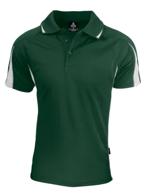Mens Eureka Polo Bottle/White