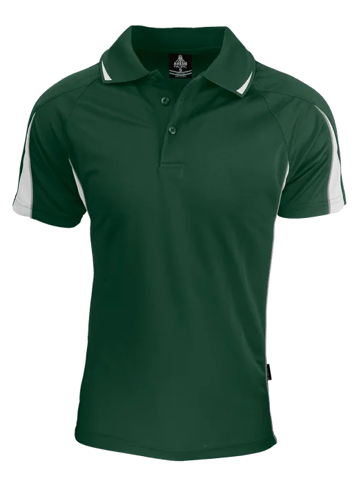 Mens Eureka Polo Bottle/White