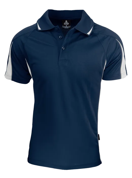 Mens Eureka Polo Navy/White