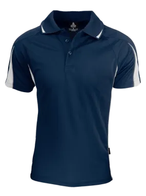 Mens Eureka Polo Navy/White