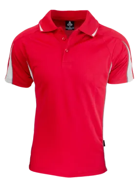 Mens Eureka Polo Red/White