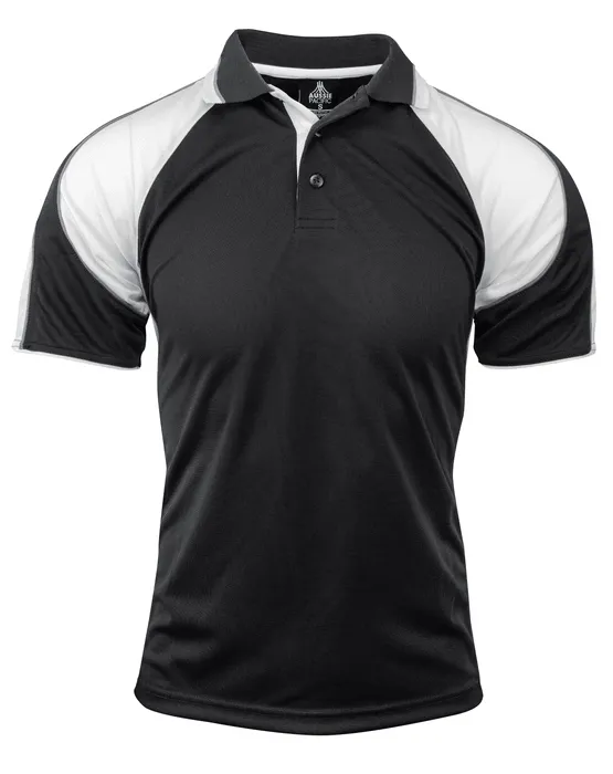 Mens Murray Polo Black/White