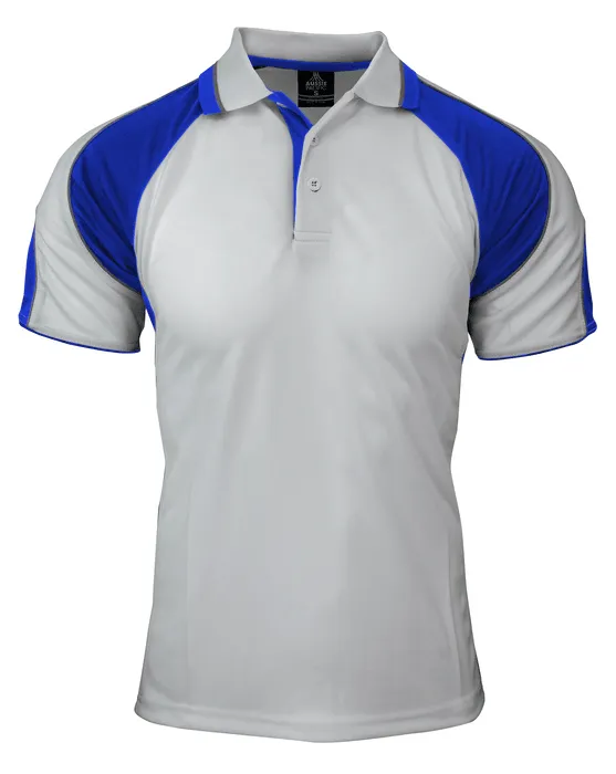 Mens Murray Polo White/Royal