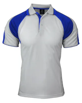 Mens Murray Polo White/Royal