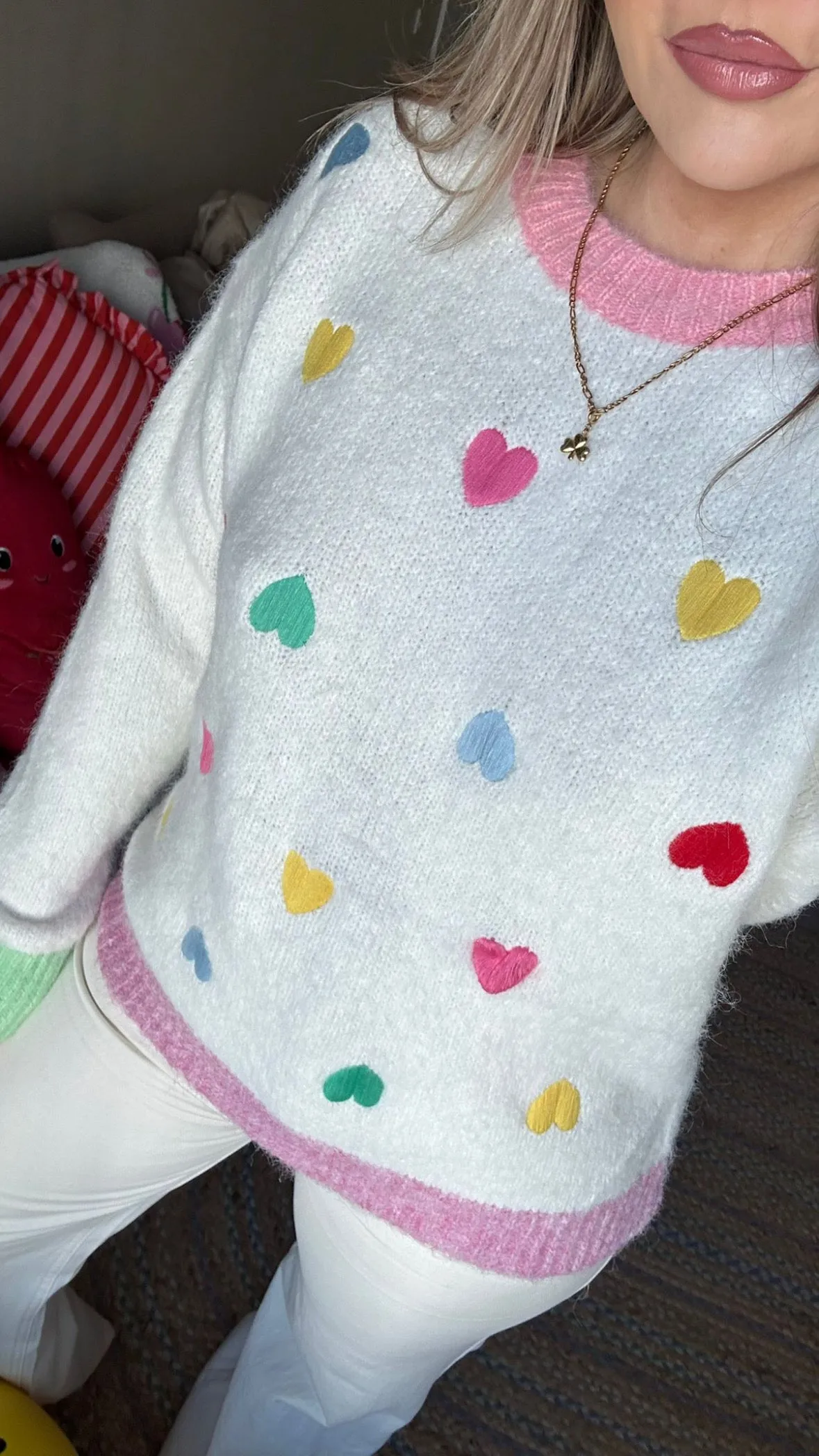 Multi Heart Jumper