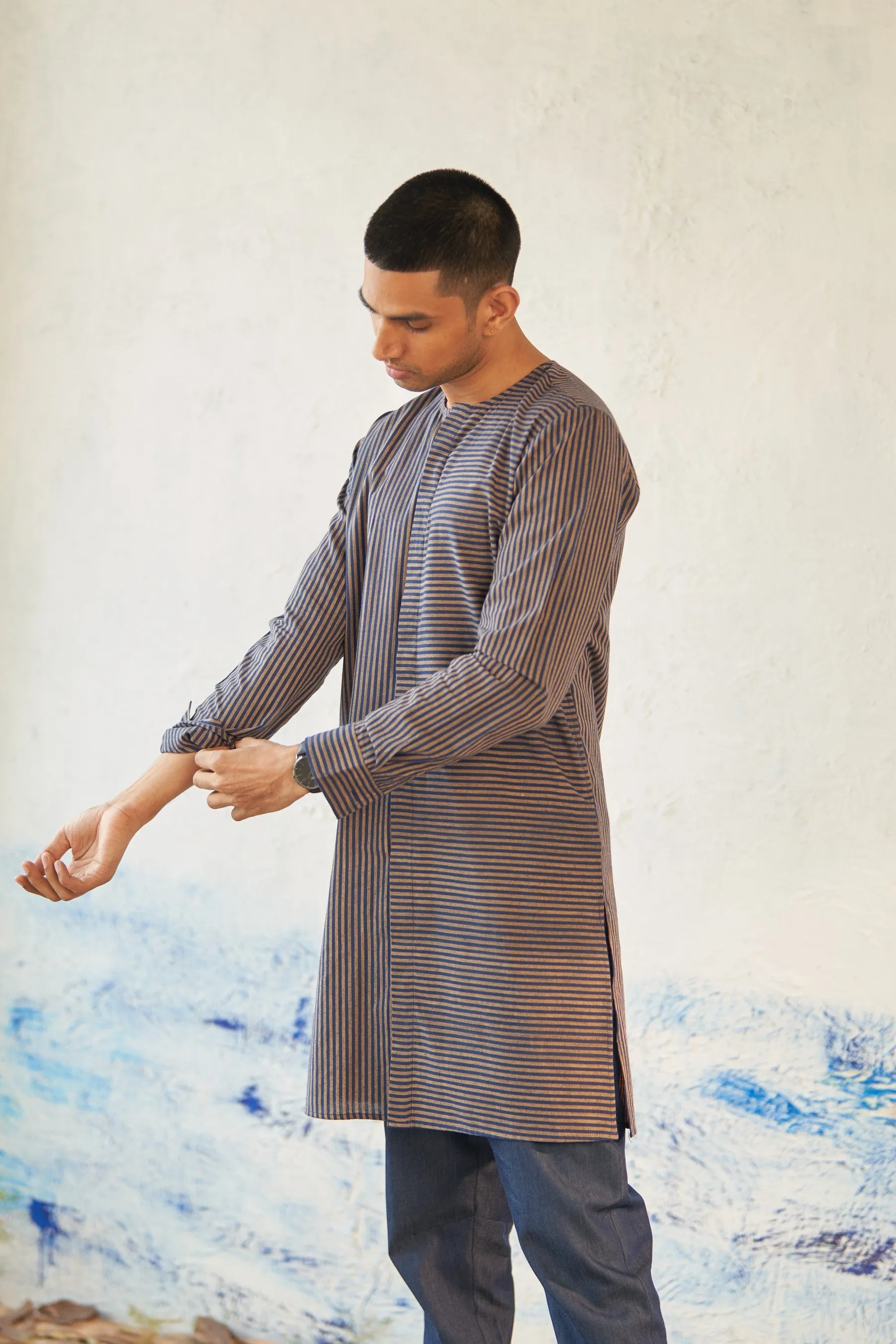 Navigate Placket Kurta (with Jogger)