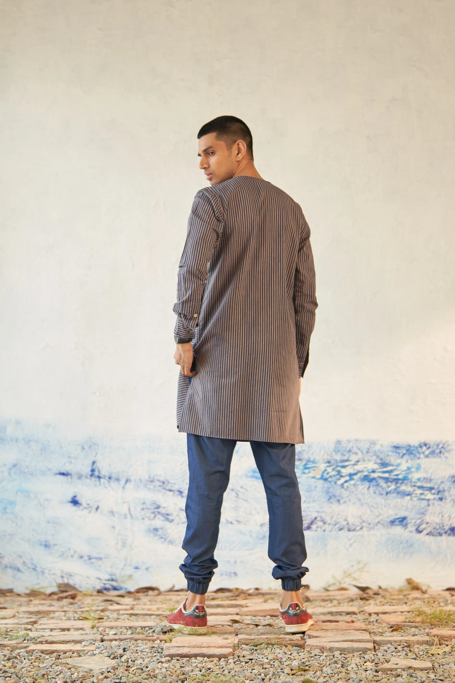 Navigate Placket Kurta (with Jogger)