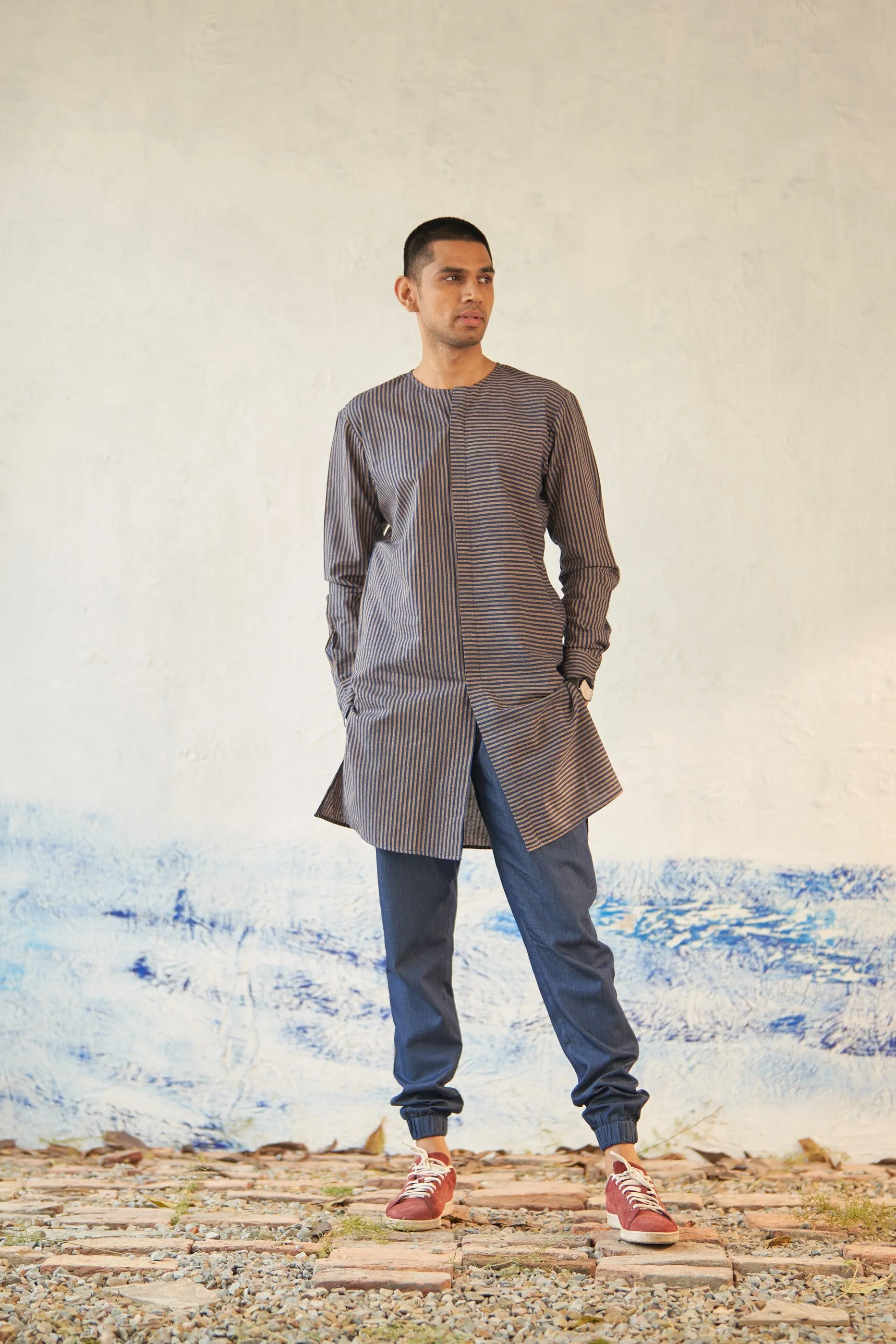 Navigate Placket Kurta (with Jogger)