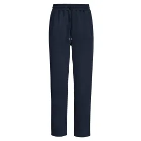 NAVY OPEN HEM JOGGERS