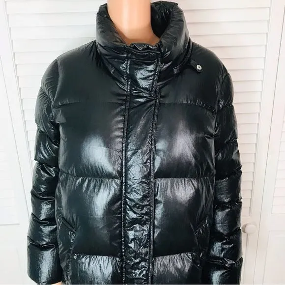 NB SERIES Bea Quilted Down Black Coat Size L