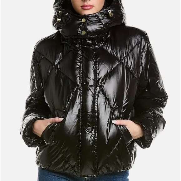 NB SERIES Bea Quilted Down Black Coat Size L