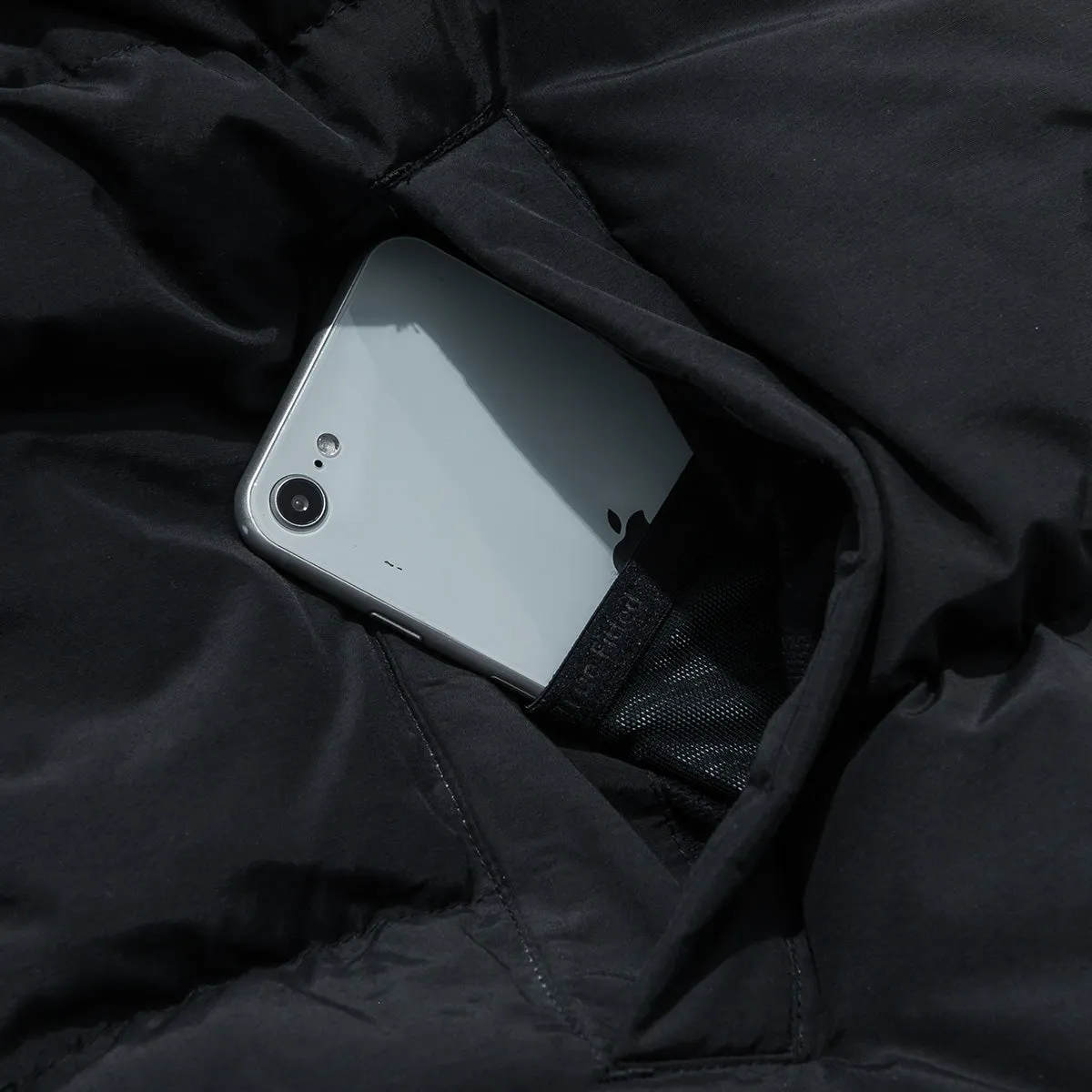 NEW ERA PUFFER GOOSE BLACK DOWN JACKET
