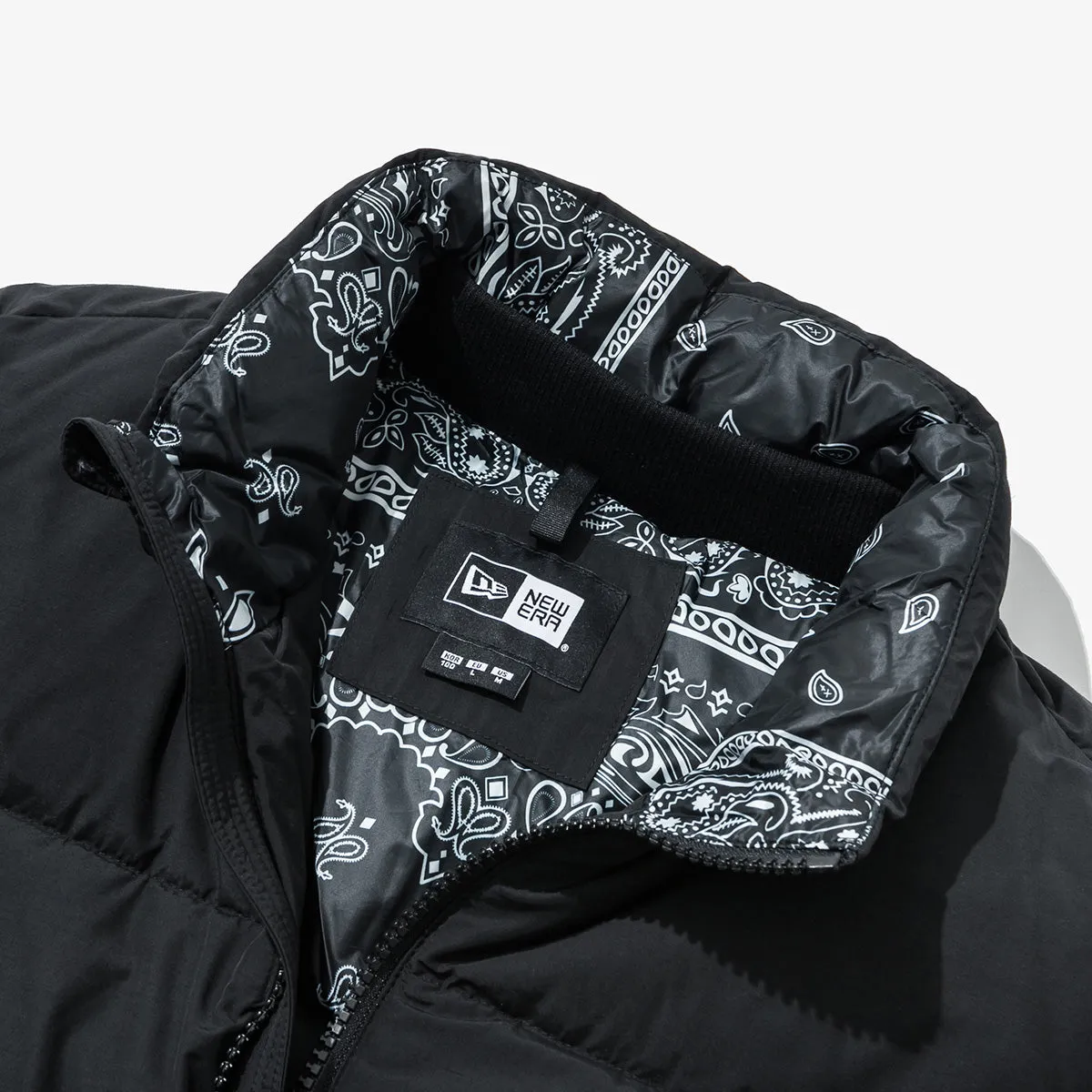 NEW ERA PUFFER GOOSE BLACK DOWN JACKET
