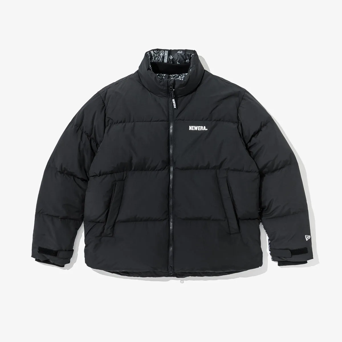 NEW ERA PUFFER GOOSE BLACK DOWN JACKET