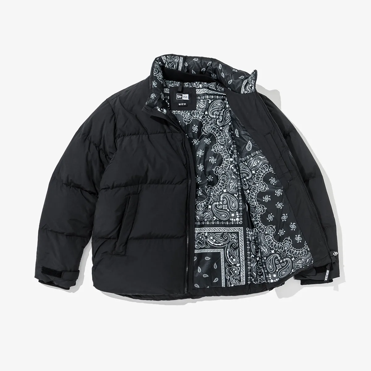 NEW ERA PUFFER GOOSE BLACK DOWN JACKET