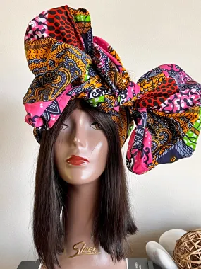 New In African Ankara Print Headwrap/Headtie - Briel
