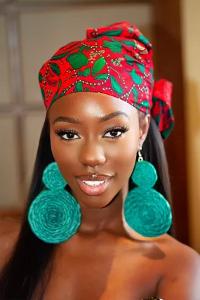 New in African Ankara Print Headwrap/Headtie - Elechi