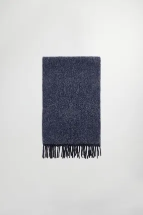 NN07 Scarf Two 9014 in Navy Print