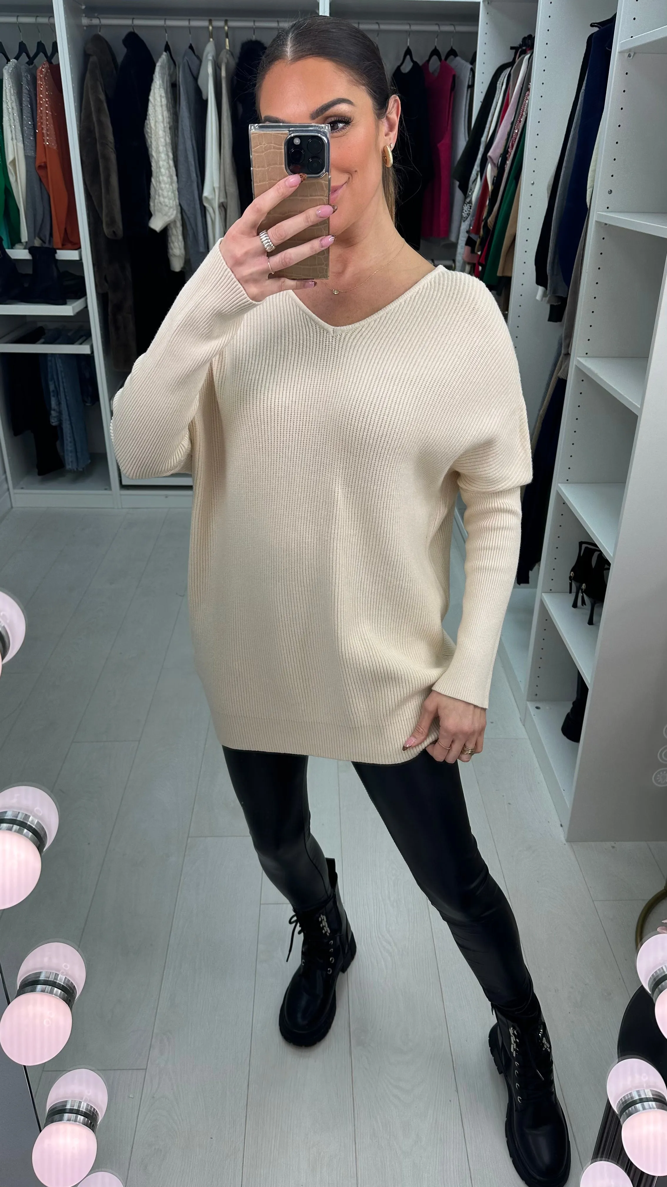 Olani Bow Tie Knit Jumper