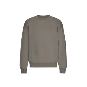 Organic Oversized Crew - Misty Brown