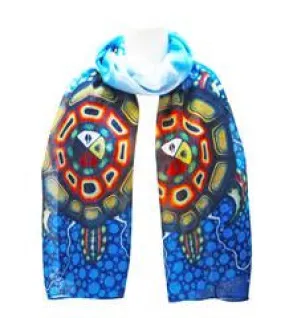 Oscardo - James Jacko - Scarf - "Medicine Turtle"