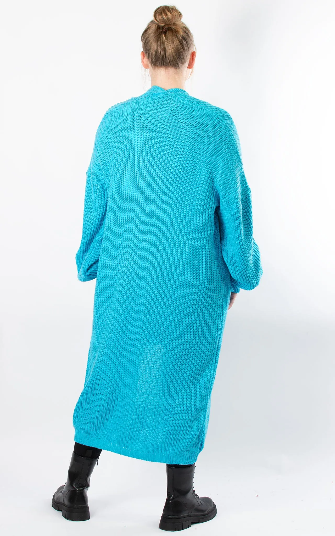 Ottie Oversized Cardigan | Aqua