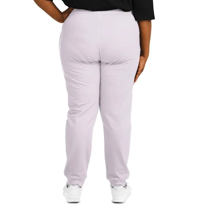 Pale Purple Joggers | Unisex | with PLUS sizes | Bright Pale Purple | C5M10Y0K0