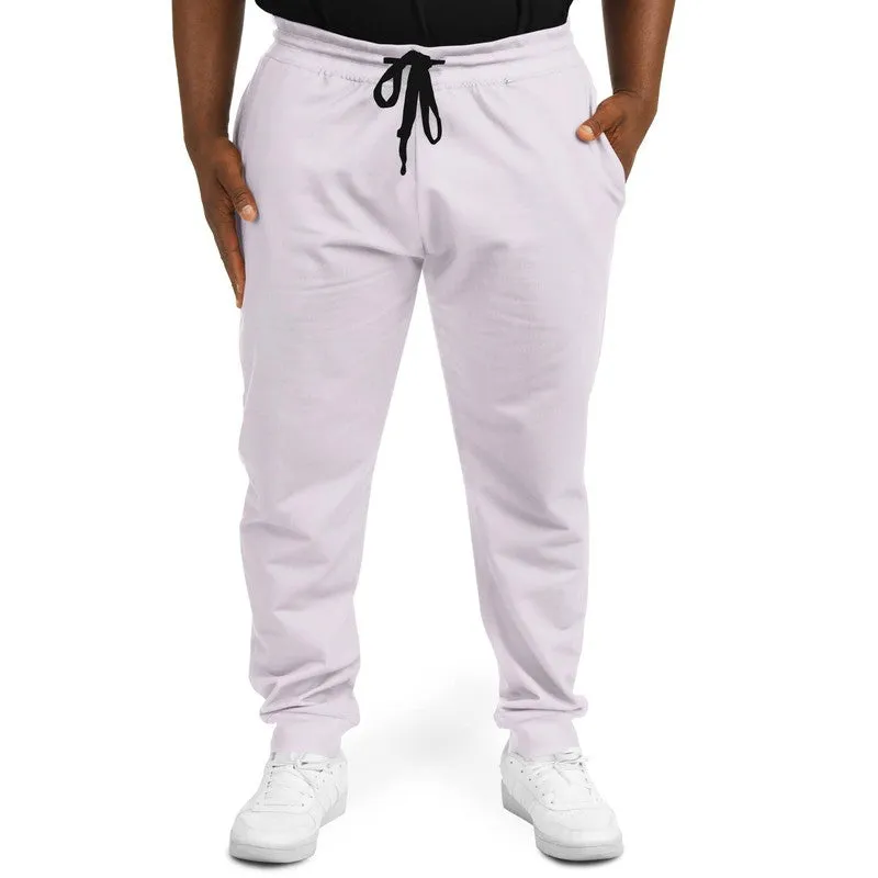 Pale Purple Joggers | Unisex | with PLUS sizes | Bright Pale Purple | C5M10Y0K0
