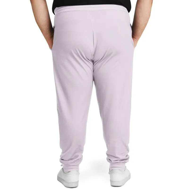 Pale Purple Joggers | Unisex | with PLUS sizes | Bright Pale Purple | C5M10Y0K0