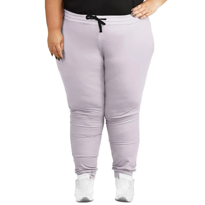 Pale Purple Joggers | Unisex | with PLUS sizes | Bright Pale Purple | C5M10Y0K0