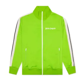 Palm Angels Classic Track Jacket in Lime Green