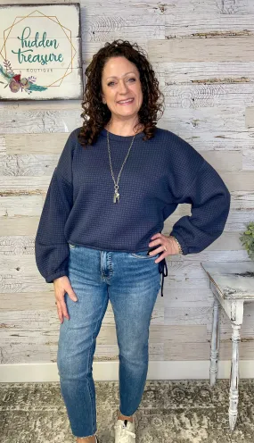 Pastime Textured Pullover