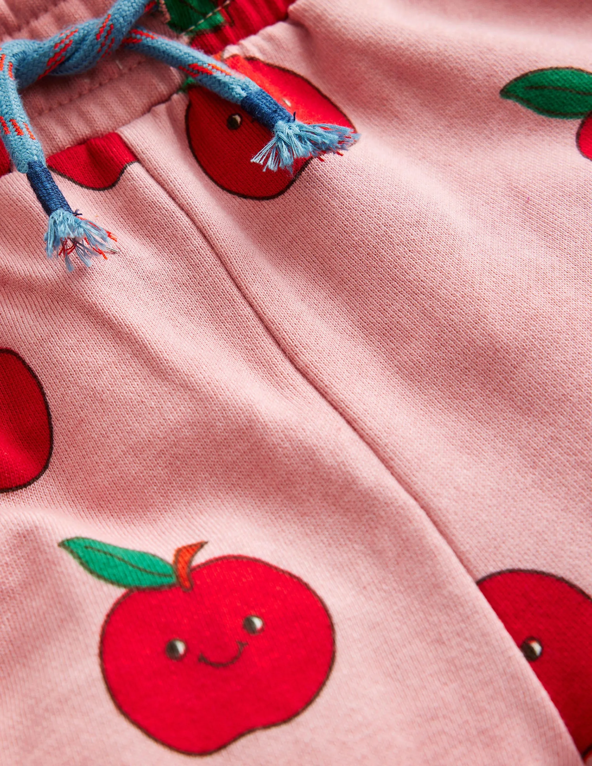 Printed Joggers-Almond Pink Apples