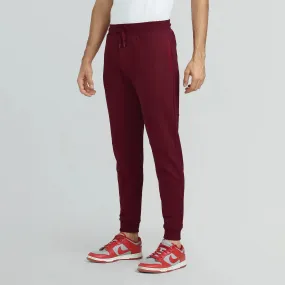 Quest French Terry Cotton-Blend Joggers Scarlet Red