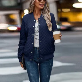 Quilted Bomber Jacket