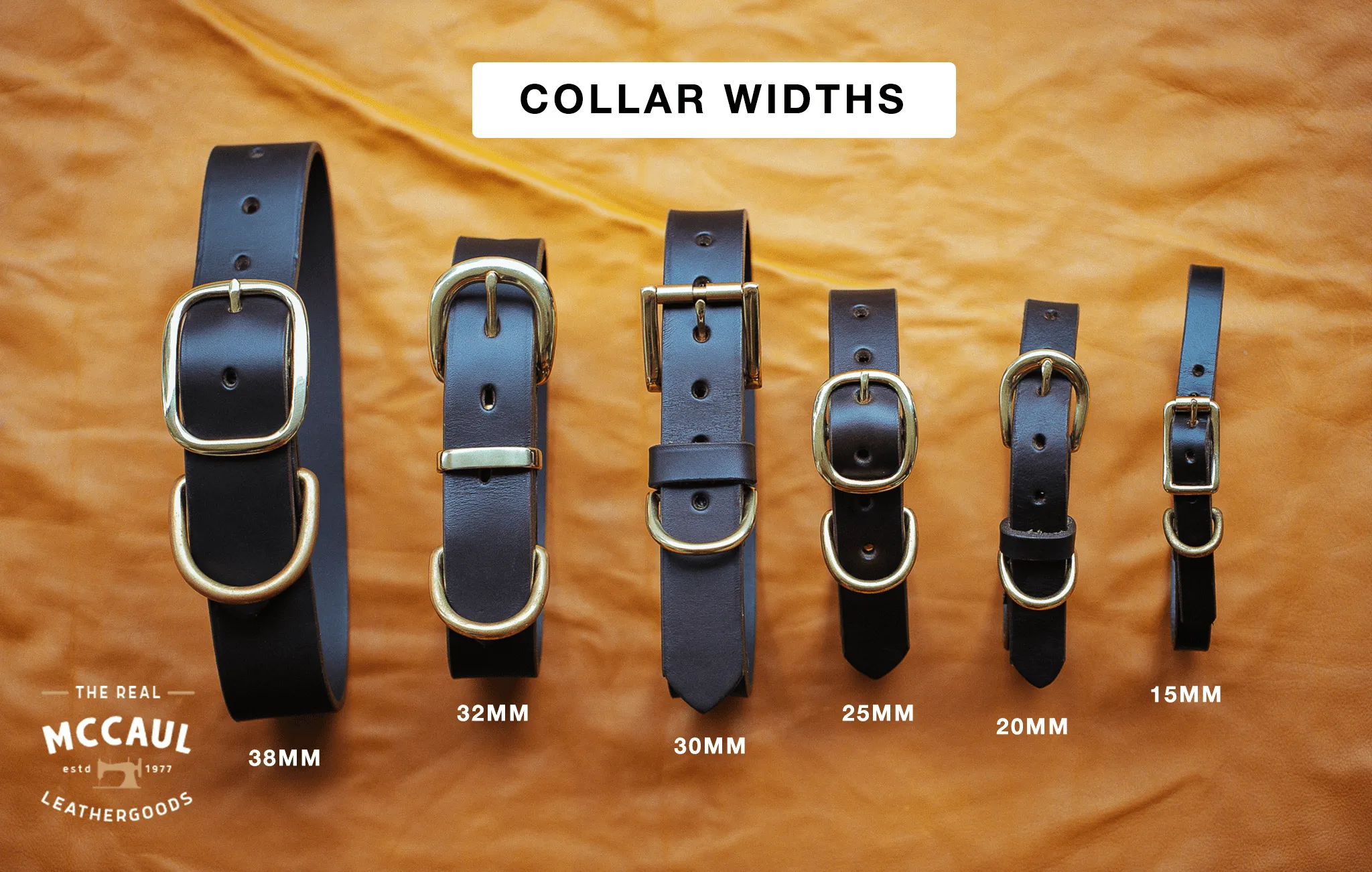 Rancher Dog Collar - 30mm - Burgundy