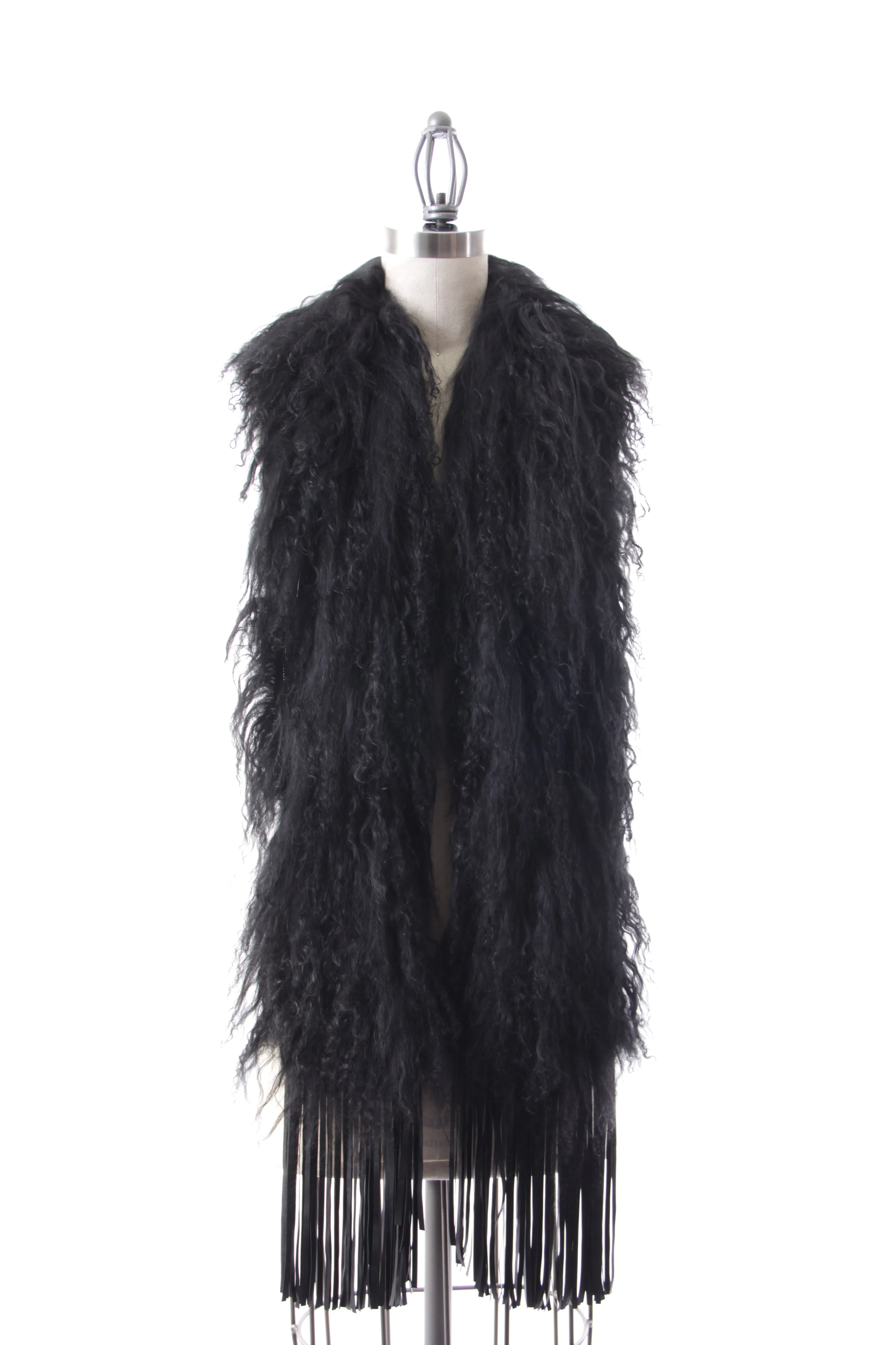 Real Fur Knit Scarf