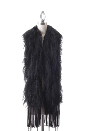 Real Fur Knit Scarf