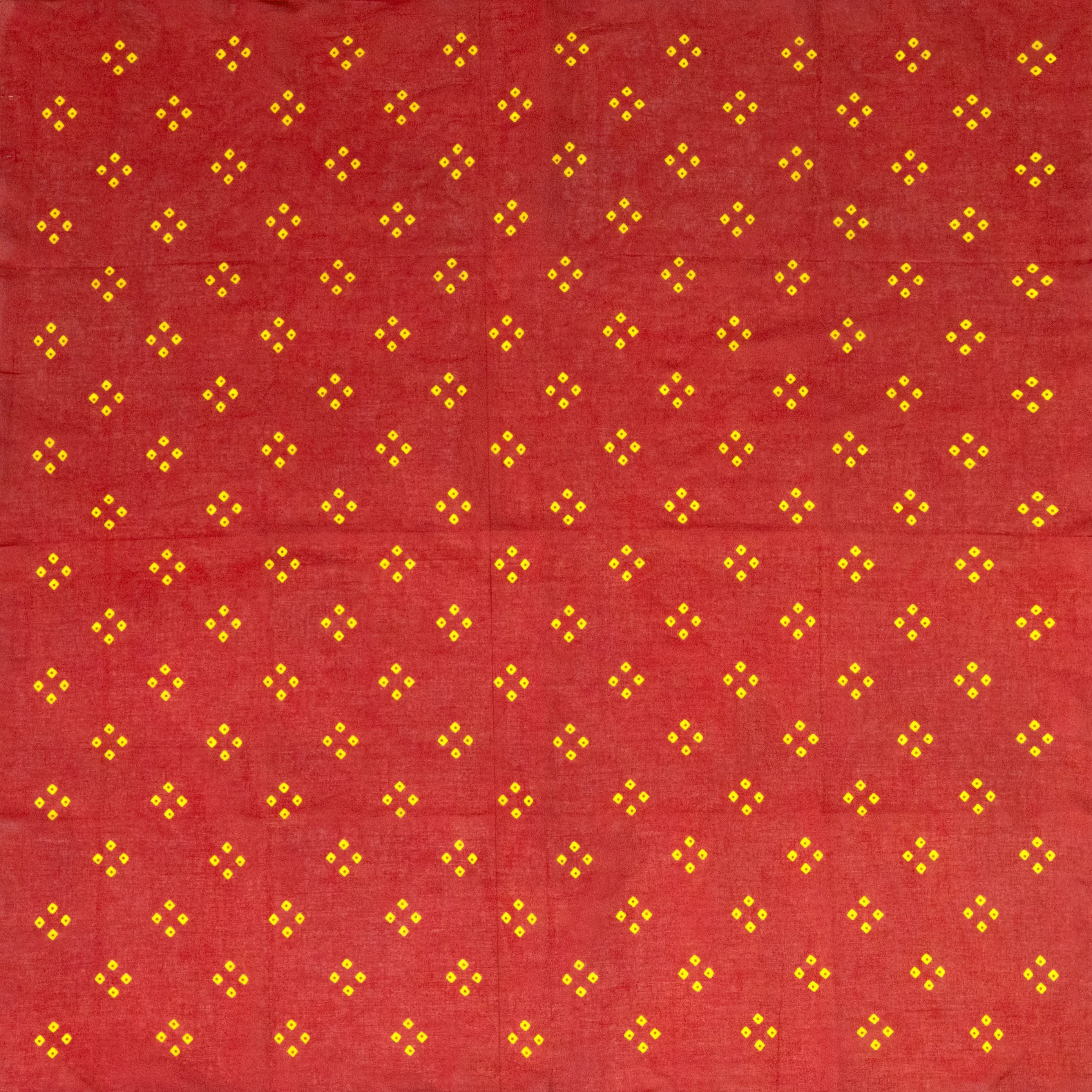 Red & Yellow "Spot'd" Handkerchief
