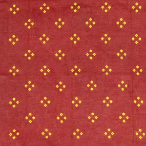 Red & Yellow "Spot'd" Handkerchief