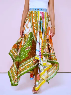 RESORT PRINTED SKIRT-MULTI