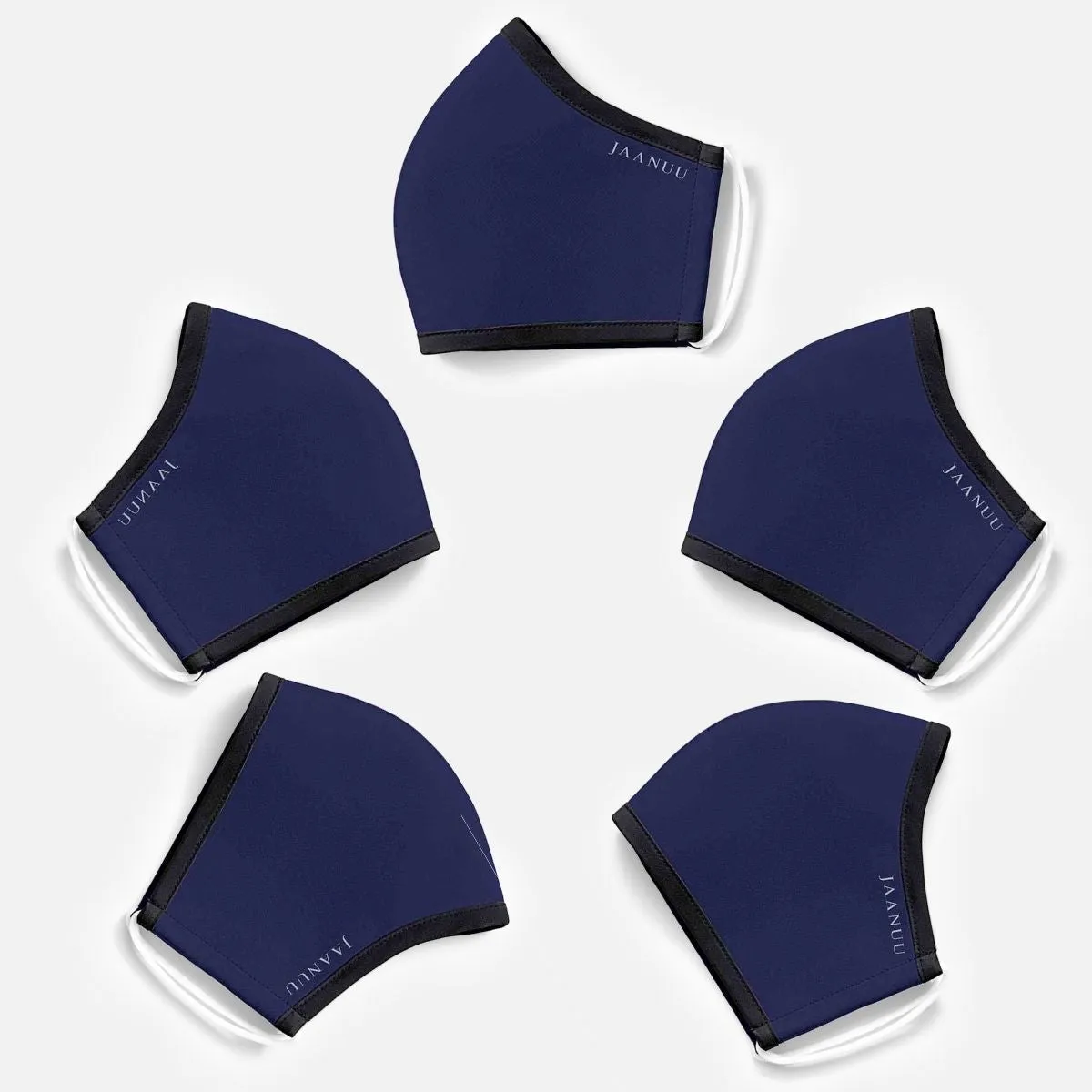Reusable Antimicrobial-Finished Face Mask - 5 Pack by Jaanuu