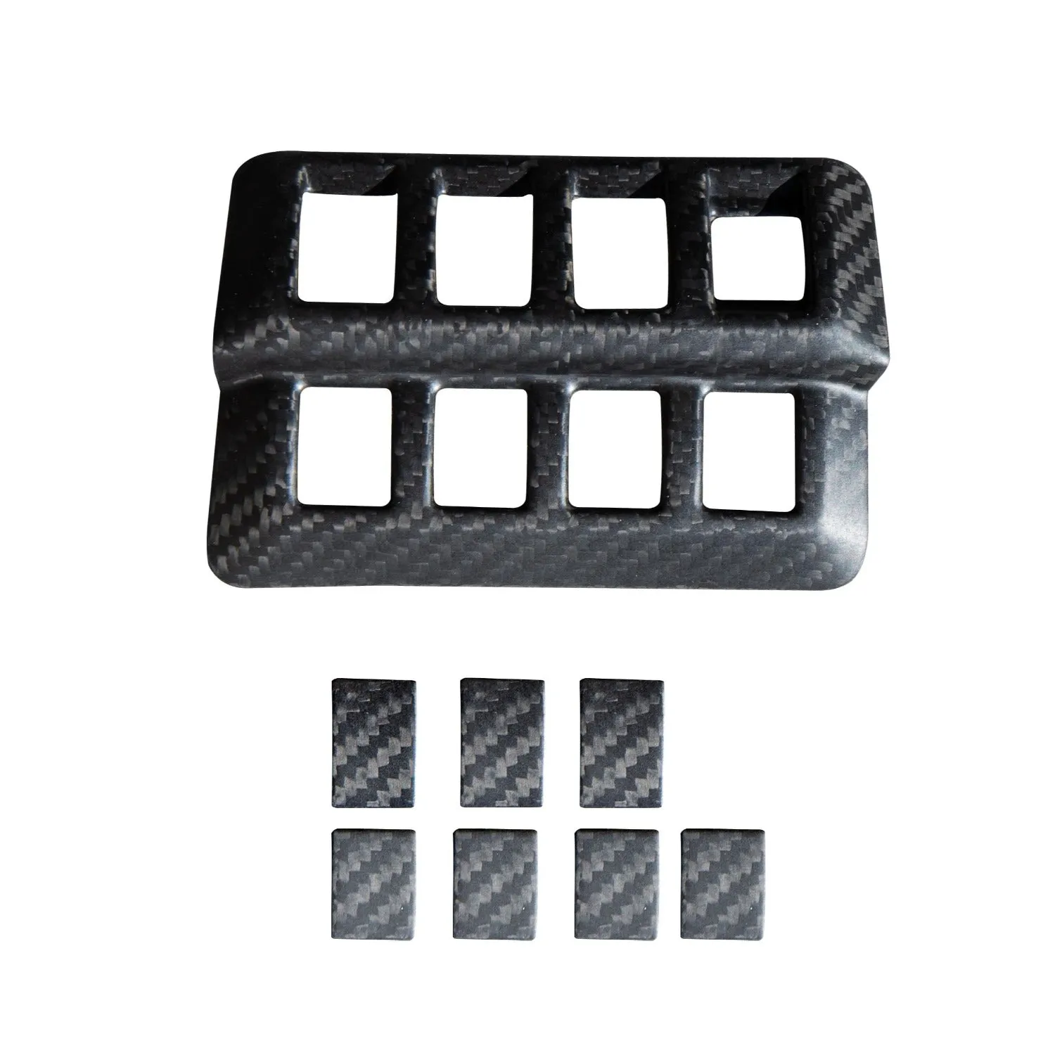 Rexpeed Dry Carbon Front Left Switch Button Covers-LHD (2022  WRX)
