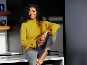 Ribbed Mustard jumper