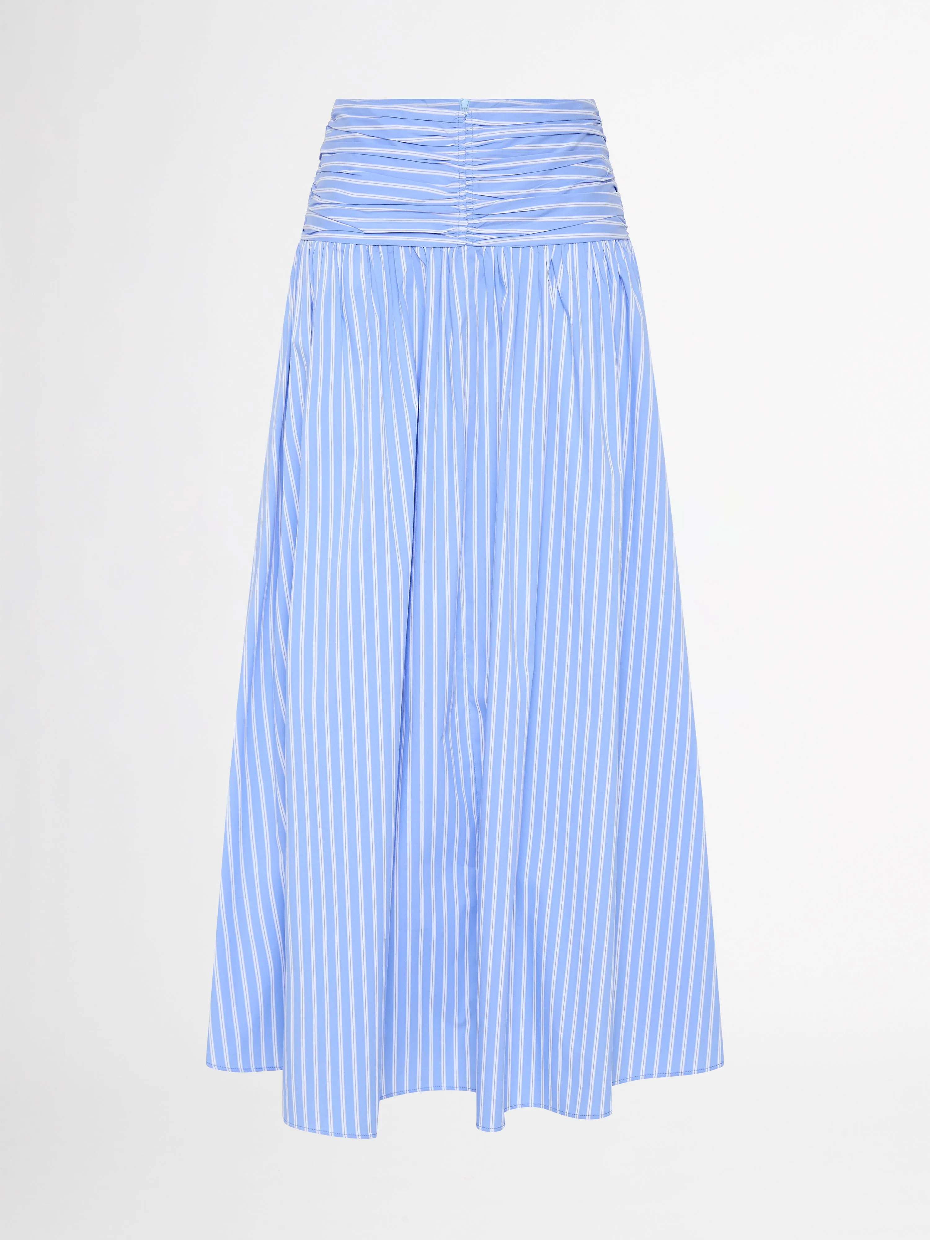 RUMI STRIPE MIDI SKIRT