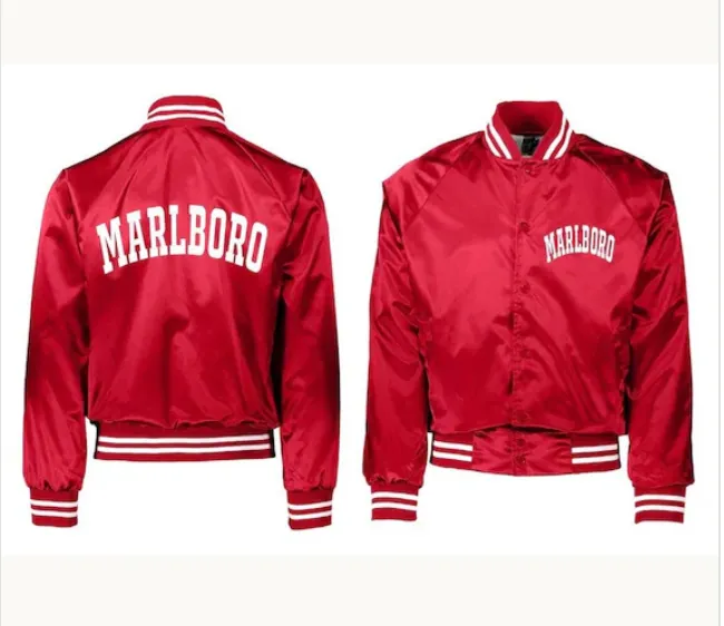 Satin Baseball Jacket
